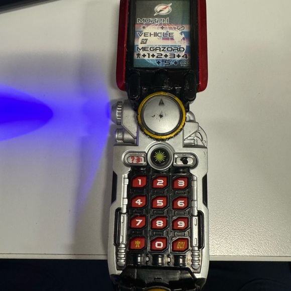Bandai Power Rangers Operation Overdrive Tracker Morpher Overdrive Phone Works* - Picture 6 of 10